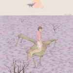 有意境的插画高清女头图片