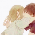 动漫情头一对两张甜甜的高清图片