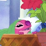 两张一对高清可爱的萌萌哒史迪仔情头图片