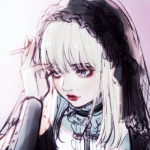 2024好看高清的动漫丧气女头像图片