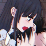 动漫高清一对两张的亲密情头图片