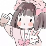 超萌的卡通闺蜜两人可爱高清头像图片