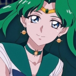 动漫好看高清的头像女绿色图片