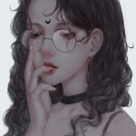 二次元好看高清仙气十足的动漫女头