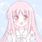 粉嫩可爱高清的动漫女头图片