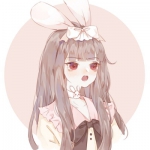 超萌可爱的动漫兔耳高清女头图片