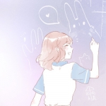 一男一女的好看情头二次元高清图片