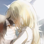 动漫拥抱亲吻超级甜的情头图片