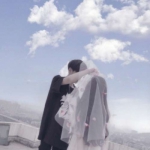 超甜微信真人情头两张一对图片