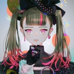 动漫高清个性十足的炫酷女头像图片