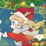 可爱高清圣诞节情头一对动漫图片