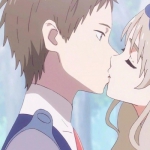 双人好看高清的情头超甜动漫接吻图片