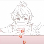 微信动漫情头好看的分开图片