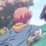 可爱的情头动漫一半一半两张高清图片