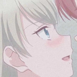 微信两张高清超甜的情头动漫一人一张图片