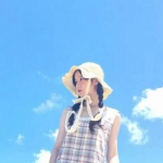 真人高清清新的蓝色系唯美好看头像图片