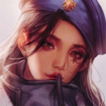 微信唯美好看高清的超酷个性手绘女头图片