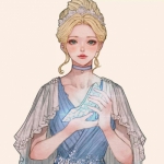 唯美好看高清简单的手绘动漫女头图片