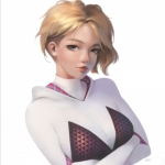 微信高清个性十足的气质手绘插画头像女生图片