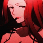 动漫好看高清的磨砂颗粒感女头图片