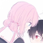 可爱动漫情头一左一右两张一对高清图片