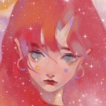 唯美好看高清的动漫手绘女头图片