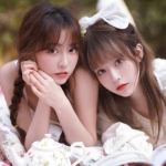 真人唯美双人闺蜜头像图片