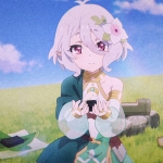 动漫好看高清的女头可爱清新少女图片