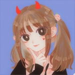 可爱好看高清的简约手绘女头图片