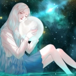 唯美美丽的漫画少女头像图片