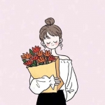 知性优雅好看高清的微信头像女手绘图片