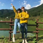 真人好看高清的情头全身照两张一对图片