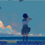 小清新手绘高清唯美女头图片