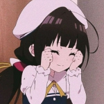 可爱卡通高清呆呆萌萌的动漫女头图片