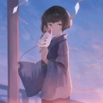 唯美好看的动漫高清女头图片