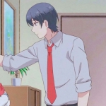 2024好看高清的情头动漫一男一女一人一半图片