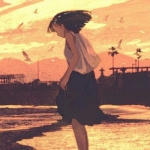 手绘高清唯美的文艺油画头像女