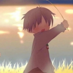 特美高清一左一右的二次元动漫情头高清图片