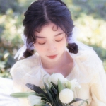 仙气高清清新唯美的干净迷人女头图片