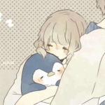 微信高清一半男一半女的二次元头像图片