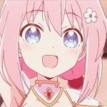 粉色系可爱动漫女孩高清头像图片