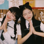 微信好看高清的真人闺蜜可爱女头图片