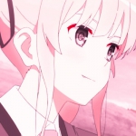 微信好看高清的粉色系漫画女头图片