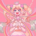 粉色系少女心漫画头像图片