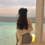 微信好看高清的背影头像女生2024最火图片