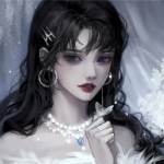 优雅高清仙气满满唯美动漫女头图片