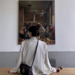 女生高清干净优雅的背影侧脸头像图片