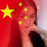 微信女生国旗红旗头像图片